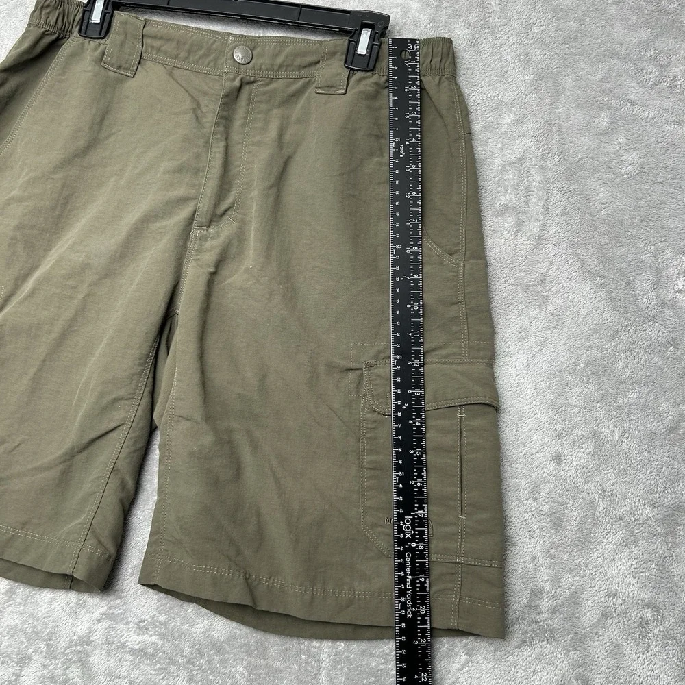The North Face Mens Paramount Peak Nylon Cargo Shorts Mens Medium M Green Hiking